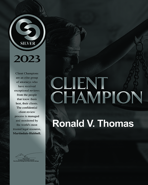 2023 Client Champion - Ronald V Thomas copy